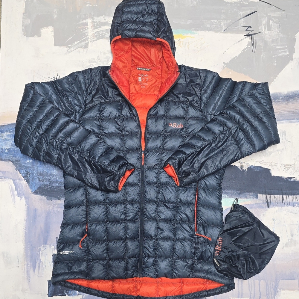 Rab Mythic Alpine Light Jackets Womens L Pertex Nikwax Hydrophobic Packable